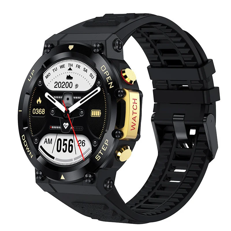 

2023 New Arrivals Smart Watch AK45 Bluetooth Phone Call 400mah Large Battery Military Rugged Outdoor Sports Fitness Smart Watch