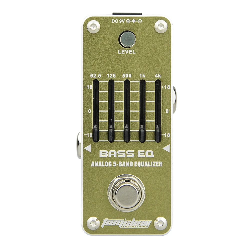 

AROMA AEB-3 Bass EQ Analog 5-Band Equalizer Electric Bass Guitar Effect Pedal True Bypass Pedal Guitar Parts & Accessories