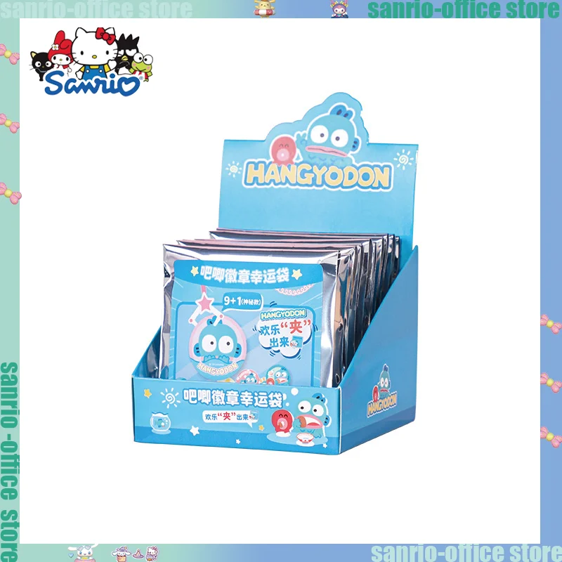 10 шт./коробка Sanrio Hangyodon Гадкий телефон Kawaii значок гадкая рыба студенты призы