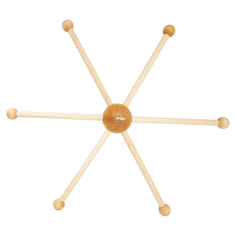 

DIY Wooden Bracket Wind Chime 6-branch Frame Wind Bell Making Frame