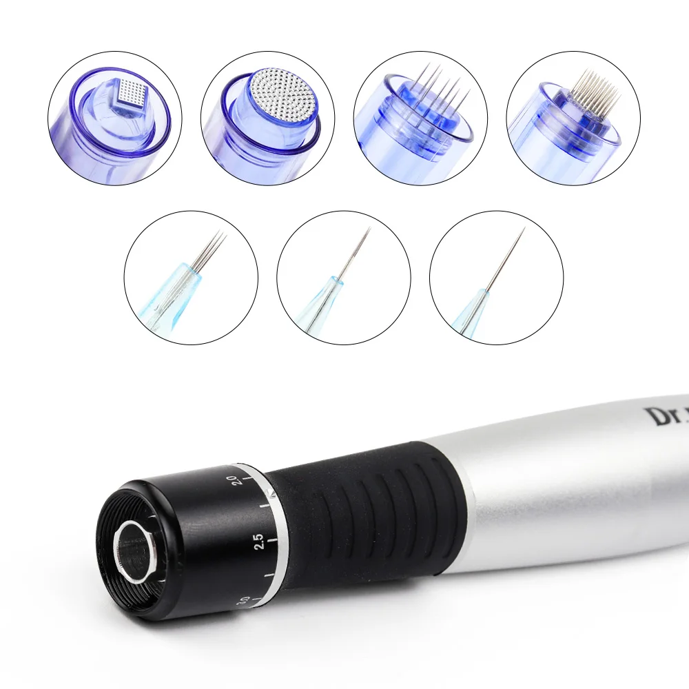 

10/200pcs Blue Dr pen Ultima A1 Needle Cartridges Professional Microneedle Derma Pen Replacement Cartridges Microneedling Tips