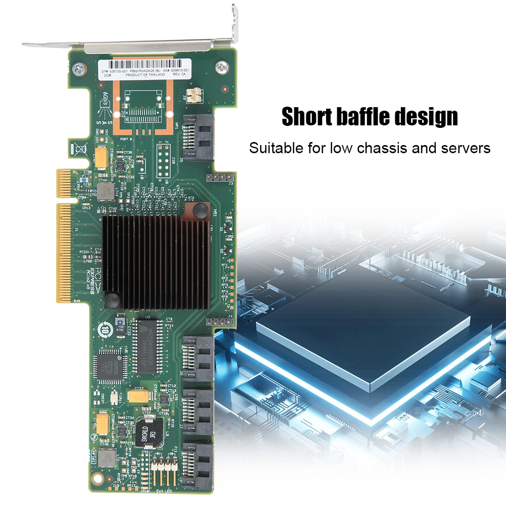 Двухрежимная SATA для SAS 4-портовая дисковая карта с короткой рамкой LSi 9212-4i на 6 ГБ