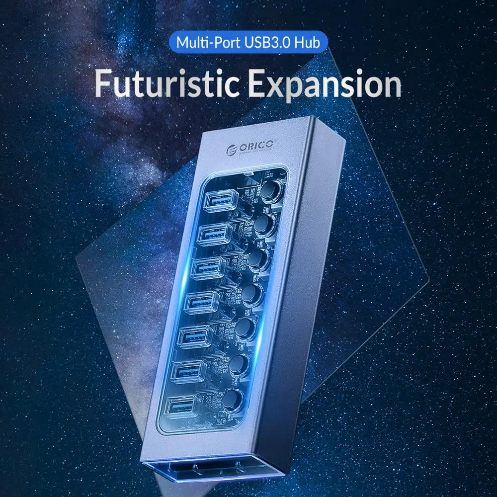 USB-разветвитель ORICO USB 3 0 с выключателем