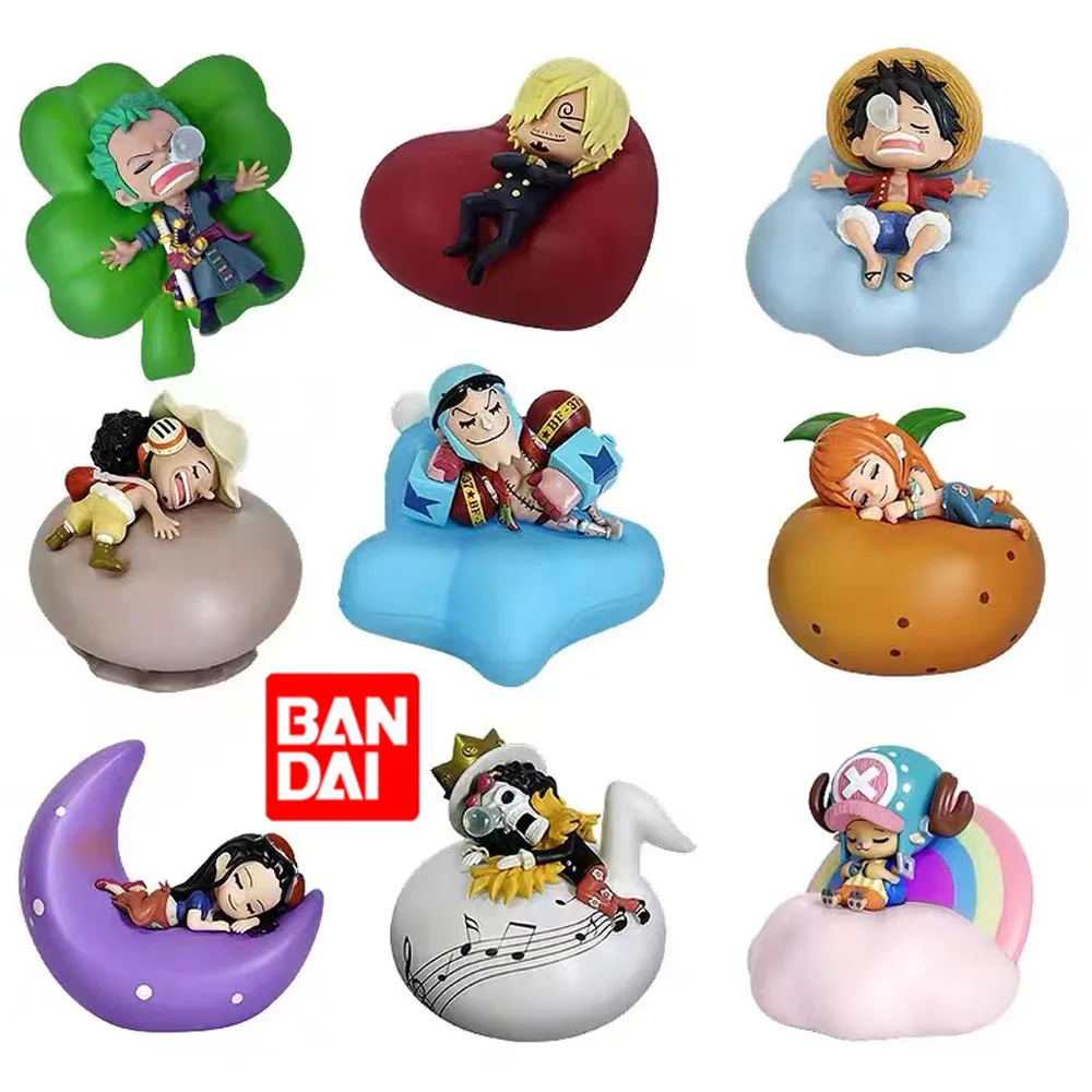 

BANDAI ONE PIECE Luffy Zoro Chopper нами и Робин Sanji Burukku FRANKY Usopp мешочек с сюрпризом светильник щение милое украшение мечты
