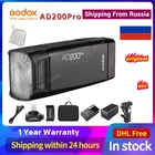 Карманная вспышка Godox AD200Pro TTL для Canon Nikon DSLR аксессуары для фотостудии youtube прямая трансляция