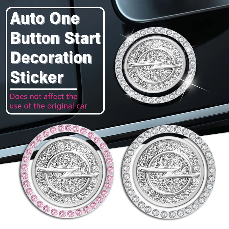 

Car Engine One-Button Lgnition Start Stop Button Decoration Sticker For Opel Astra H G J Insignia Mokka Zafira Corsa OPC Vivaro