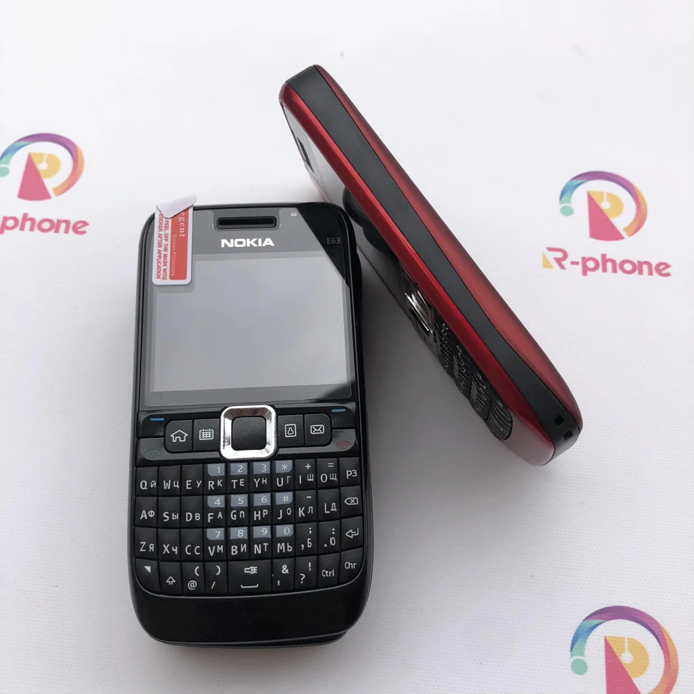 Nokia E63 3G мобильный телефон Wifi Bluetooth 2MP QWERTY клавиатура и Арабский Русский Клавиатура