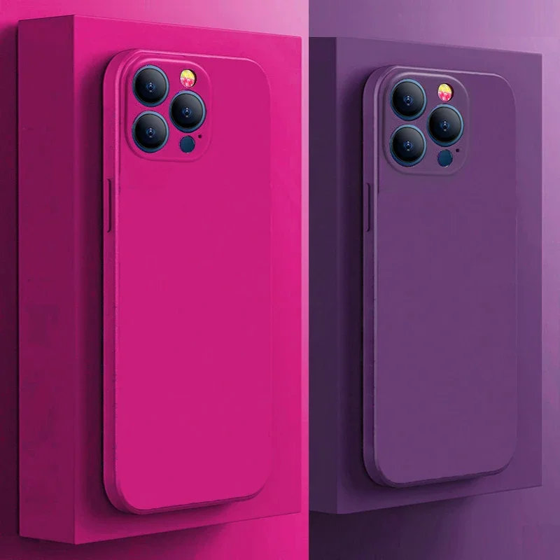 

Siliconen Case Voor Iphone Xs Max xr X 7 8 Plus Volledige Protector Case Cover