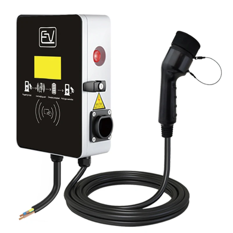 

EV Fast Charging Station Wallbox 22kw 7kw Level 2 Type 2 Wall EV AC Charger 32A Wall Mount EV Charger