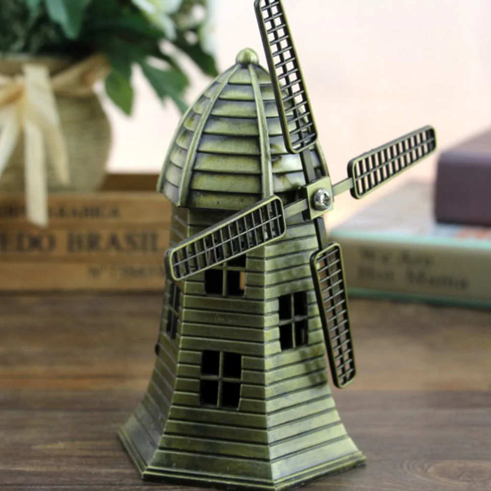 

Dutch Windmills Metal Craft Decor Model Art Delicate Crafts Home