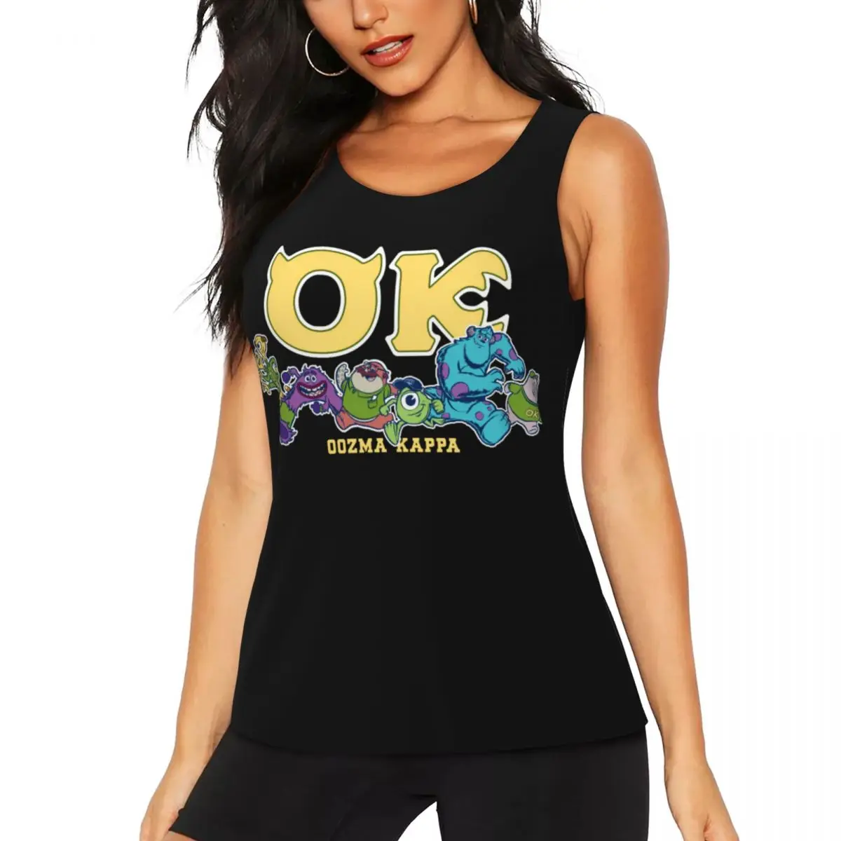 Футболка OOZMA KAPPA Monsters University Yoga Женская тренировочная Спортивная майка