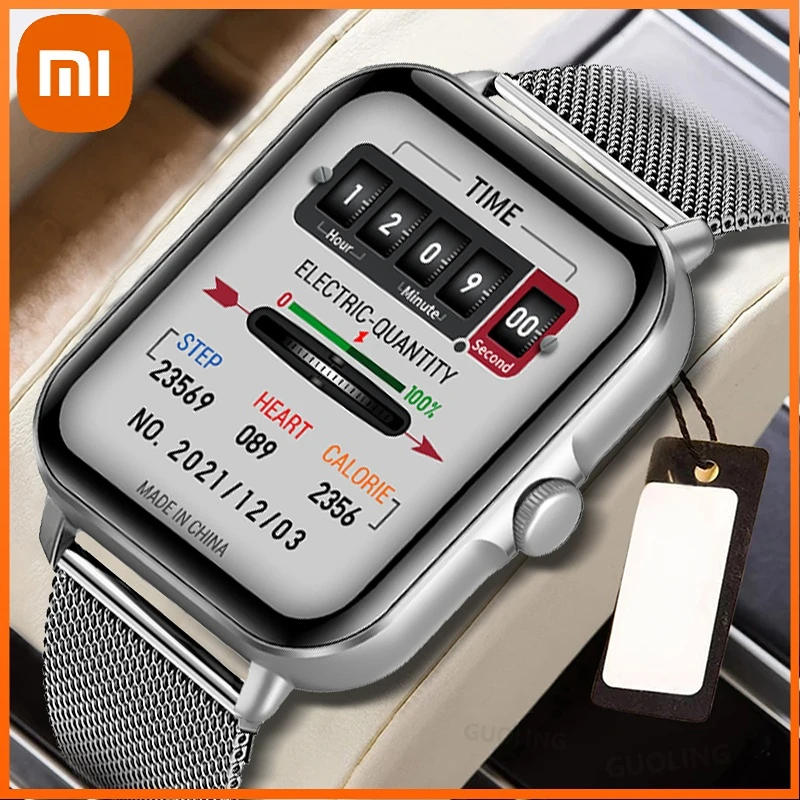 

Xiaomi Bluetooth Answer Call Smart Watch Men Full Touch Dial Call Fitness Tracker IP67 Waterproof Smartwatch men women band