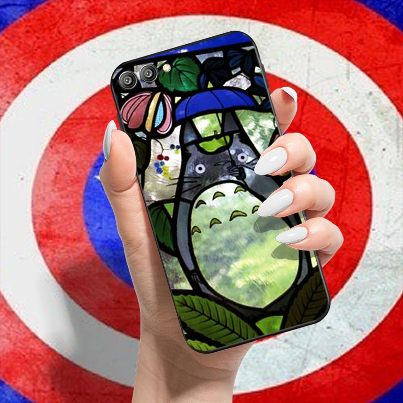 Чехол для Huawei Honor 10 10i 9 9A 10X 9X Lite Pro чехол-накладка с аниме Тоторо Миядзаки без лица