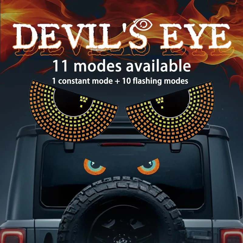 Новый автомобильный светодиодный декоративный светильник Devil Eye