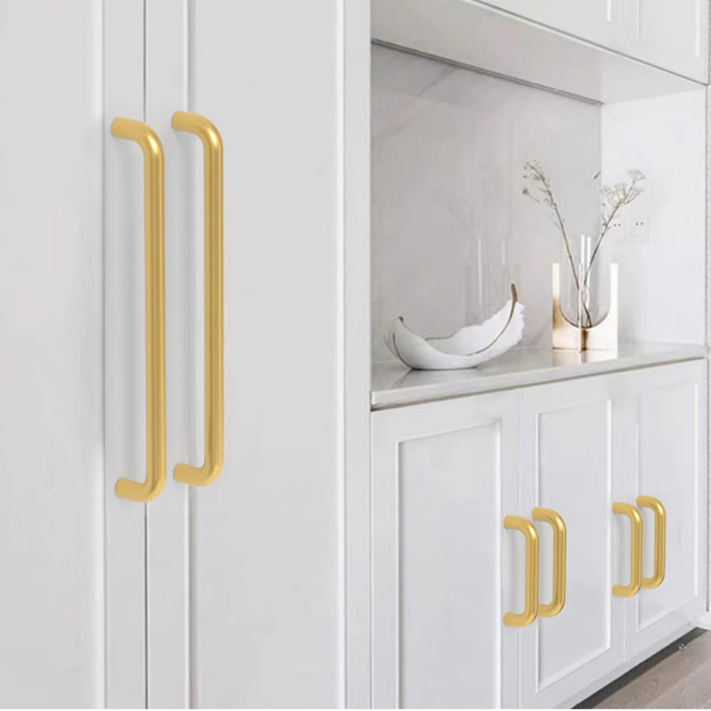 Дверные ручки U-образного типа из алюминиевого сплава для комода и кухонного