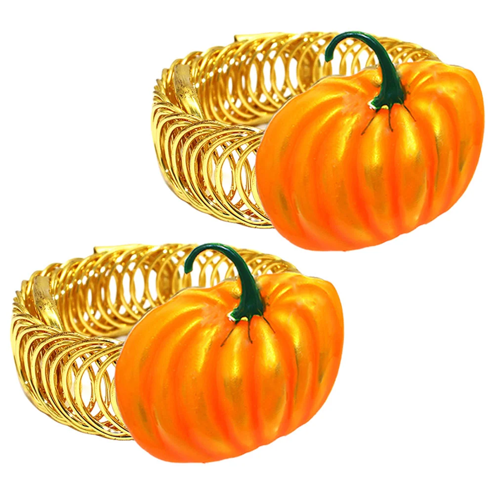

2 Pcs Window Decorative Holder Curtain Holdbacks Drape Ties Curtains Drapery Bedroom Buckle Holders Pumpkin