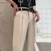 2022 mens casual trousers men groom groomsmen wedding dress business official solid color plus size fashion classic suit pants