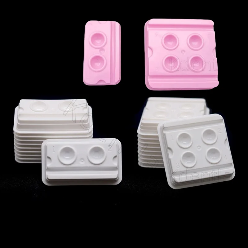 200/400 шт. стоматологические палочки для смешивания 2 отверстия лотки модель