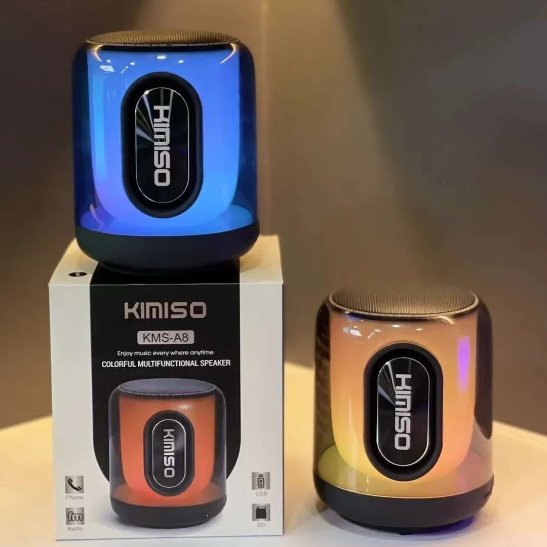 KIMISO KMS-A8 модный звуковой уличный музыкальный плеер светодиодный портативный