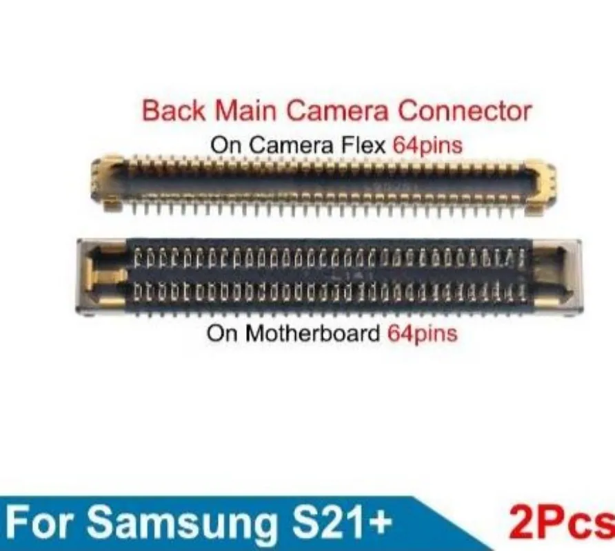 

For Samsung Galaxy S21 Plus S21+Rear Camera Connector, FPC Motherboard, Motherboard Plug, Soft Cable Replacement, 2 UDS.