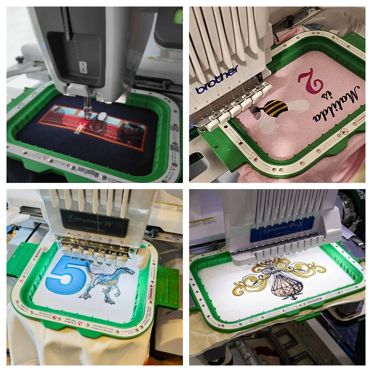 Фото Магнитные пяльцы Brother для PRS100/VR, Entrepreneur ProX 1055X/PR680W, PR1050X, PR1000, PR650 и других моделей. Вышивальные машины Brother №3