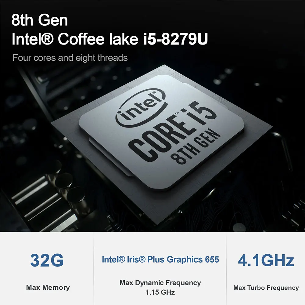 Beelink SEi 8 8-й Intel i3 8109U Windows 11 Pro мини-ПК Wifi5 DDR4 4K двойной HD 1000M BT4.0 настольный