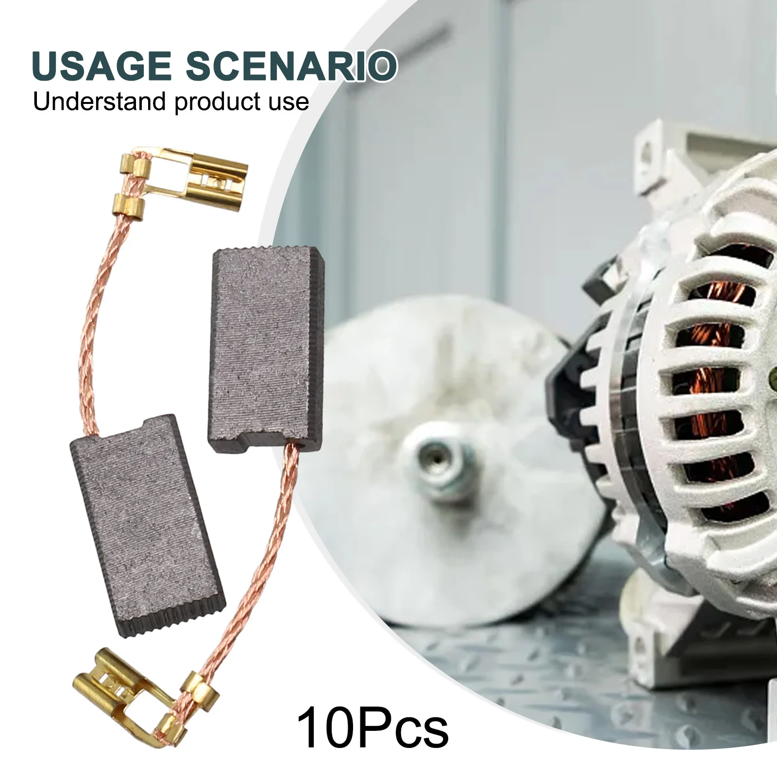 Угольные щетки сменные изношенные на угольные для перфоратора Bosch совместимые с