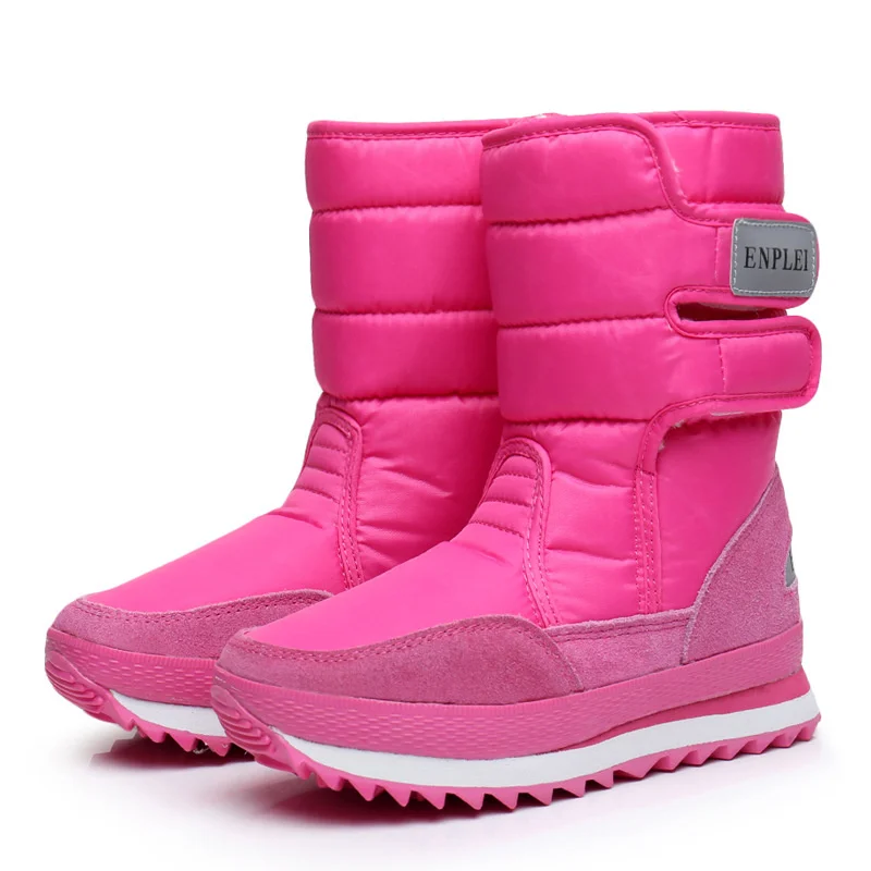 Couple Women Boots Autumn And Winter Plush Snow Boots Women's Warm Cotton Shoes Thickened Women's Middle Tube Short Boots Men's