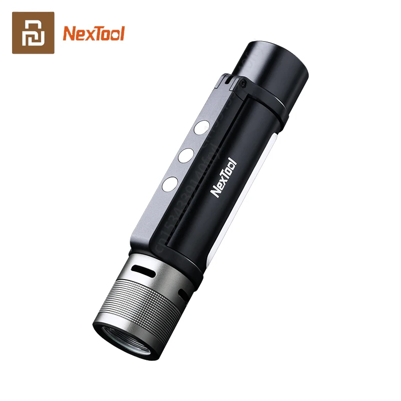 

Youpin NexTool Flashlight 6 in 11000lm Dual-light Zoomable Alarm Flashlight Rechargeable Mobile Power Bank Camping Work Light