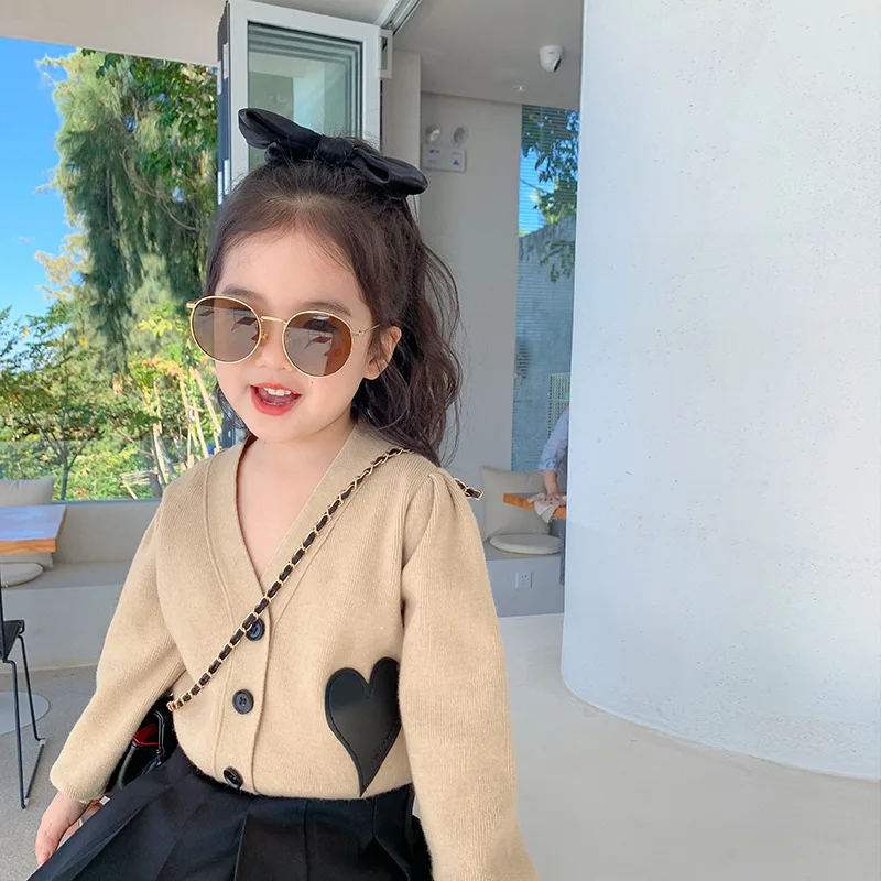 RiniLucia Striped Tee Shirt Baby Girls Tees  Summer Fashion Vintage T-Shirt Girls Knitted T-Shirts Long Sleeve Clothing