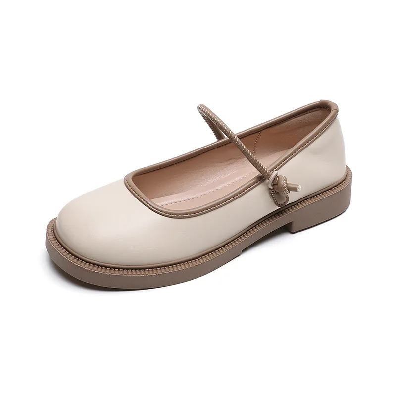 

Женские Туфли Мэри Джейн, толстая мягкая подошва, плоская подошва, большой размер 34-43