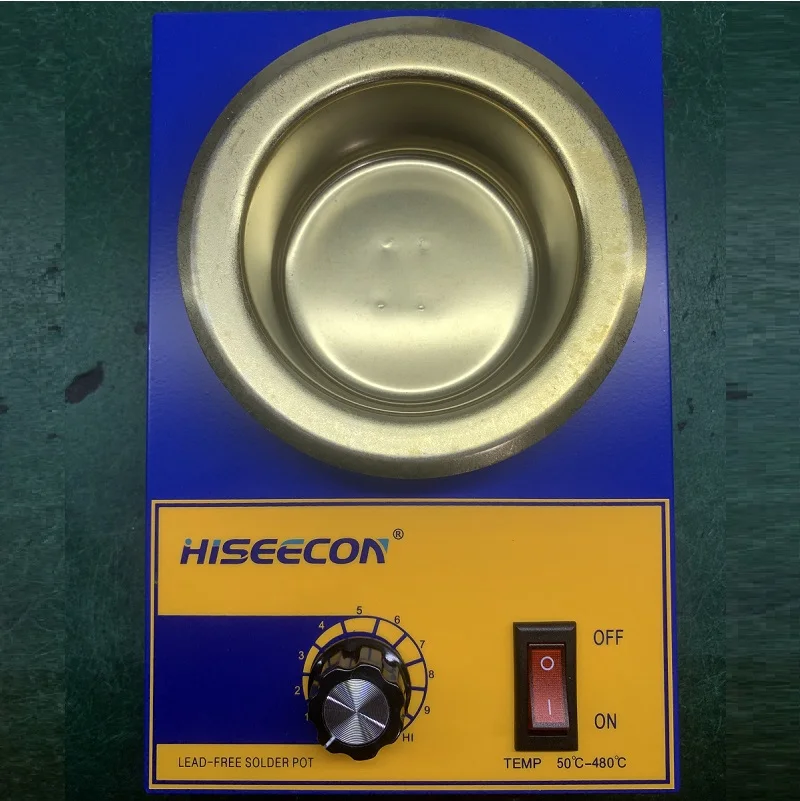 HISEECON 130 Вт 250 паяльная кастрюля для плавления олова печь с регулируемой