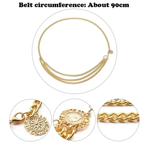 Многослойная поясная цепочка Macroupta