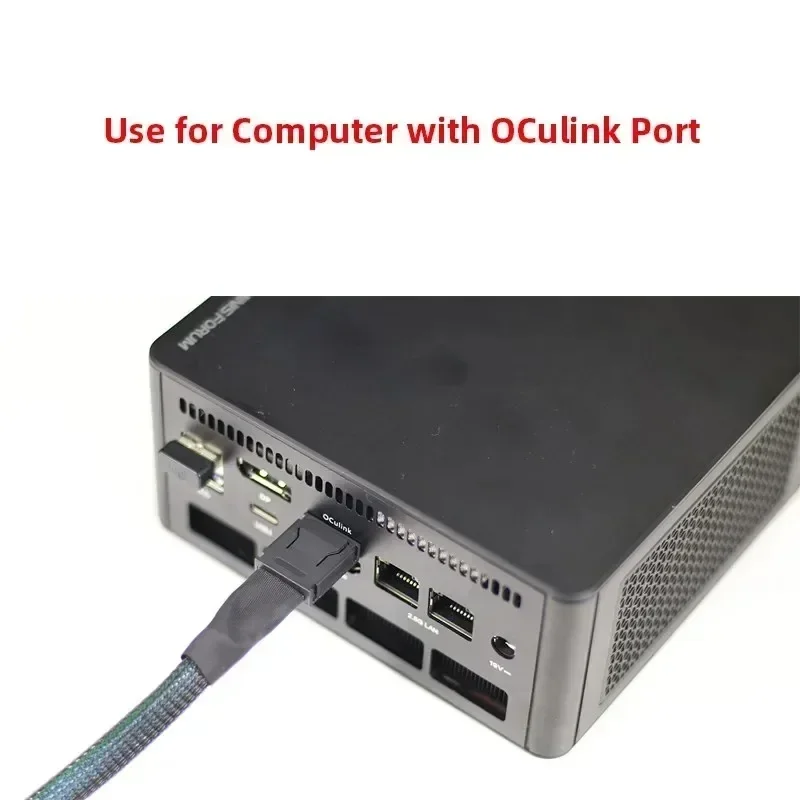 EXP GDC OCuLink GPU Dock PCIe 4.0 x4 Высокоскоростная док-станция для мини-ПК ноутбука внешней