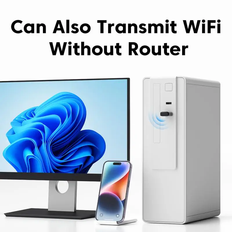 

150mbps Wifi Adapter Dual Band Wi-fi Receiver Dongle Antenna Usb Receiver 2.4g/5g Portable Wireless Network Card Transmitter