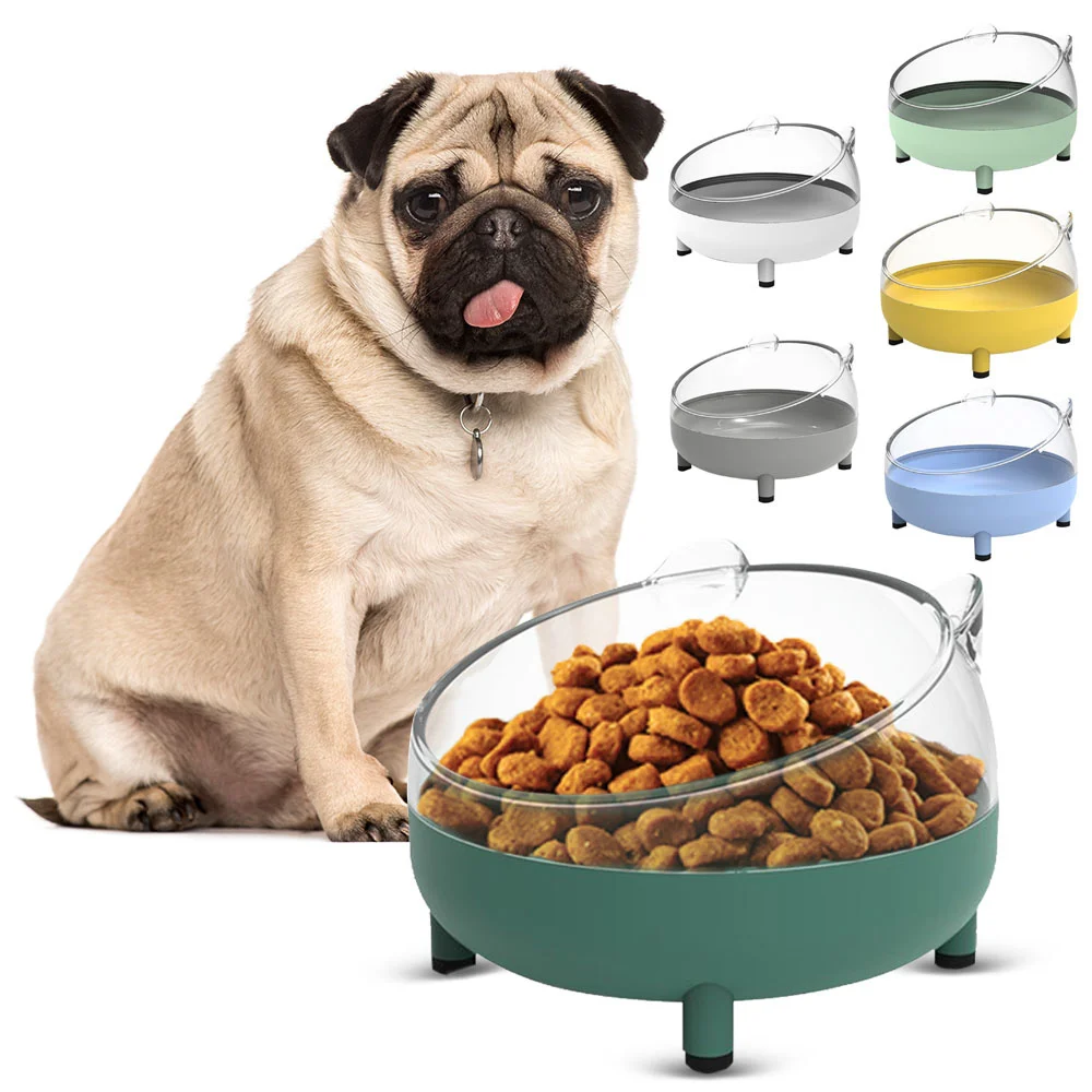 

Stainless Steel Cat Bowl Eating and Drinking 2-in-1 Pet Cat Bowl Dog Food Bowl Pet Supplies Feeder Cat Ear Shape Neck Guard Bowl