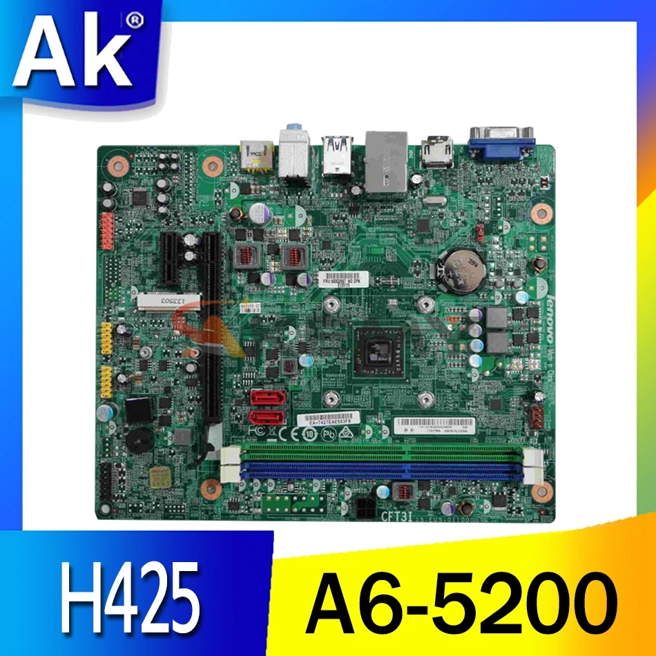 

For Lenovo H425 H515 S515 D315 Desktop Motherboard with A6-5200 CPU KBY3-LT CFT3I Mainboard 100% tested fully work Original new！
