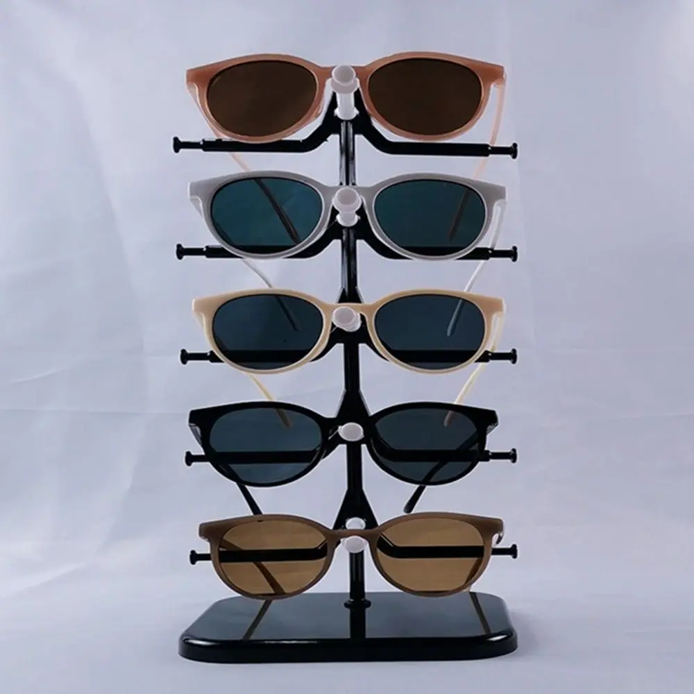 

Displaying Showcase Storage Eyeglasses Organizer Shelf Sunglass Holder Rack Wood Display Stand Glasses Frame Tray