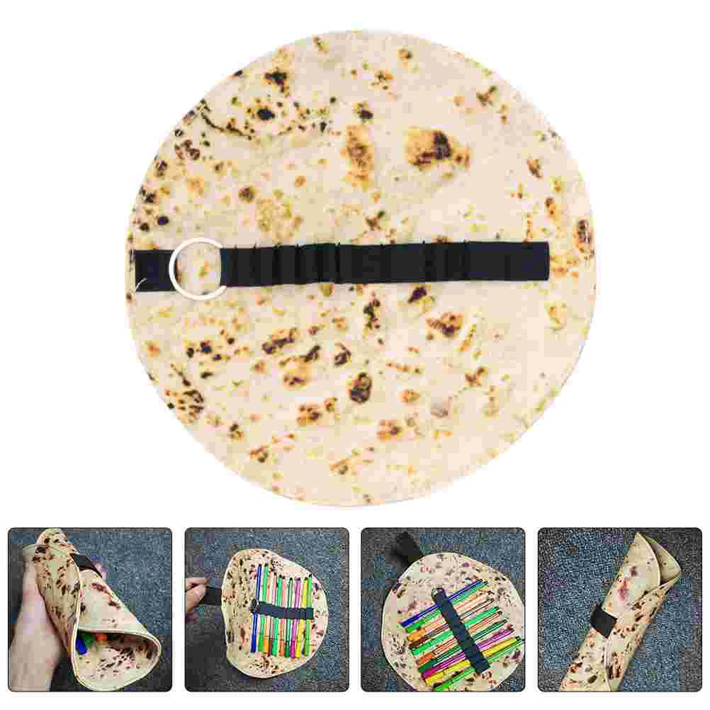 

2 Pcs Storage Supplies Tortilla Chips Bulk Pancake Wrap Bag Canvas Small Case