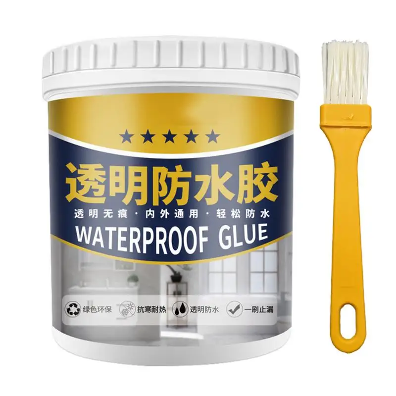 

Waterproof Glue Sealant Clear Glue Waterproof Adhesive Invisible Glue Repairing Leak With Brush Super Strong Anti-Leakage Agent