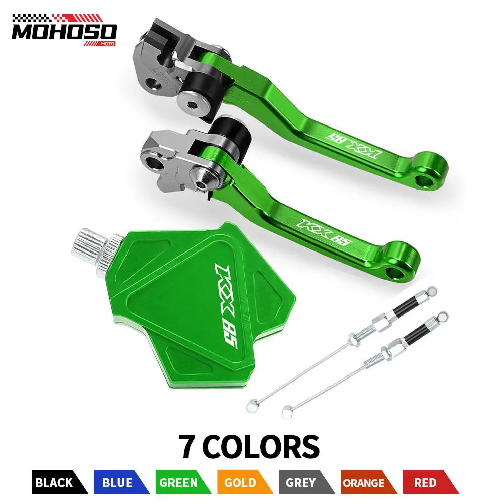 

Motorcycle Accessories Brake Clutch Lever Easy Pull Clutch Lever System Kit Part For KAWASAKI KX85 2001-2018 2017 2016 2015 2014