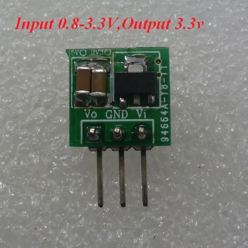 

2pcs mini DC-DC Converter 1V 1.3V 1.5V 1.8V 2.5V 3V to DC 3.3V Step-UP Boost Power Supply Module For Breadboard for UNO DU