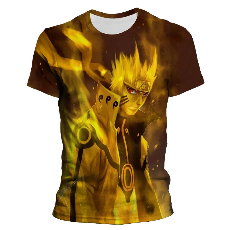 

Japanese Anime Naruto 3D Printed O-Neck Casual Fashion Street T-shirt Harajuku Unisex T-Shirt Summer Short Sleeve Tops Tees