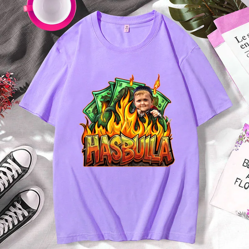 Футболка Hasbulla Magomedov мужские и женские футболки с рисунком Киндстани блоггеров