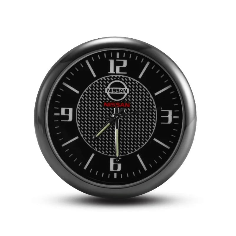 

1PC Car Dashboard Mini Clock Auto Accessories Interior Decoration For Nissan Nismo Juke Tiida Teana GTR 350Z 370Z ECT Qashqai