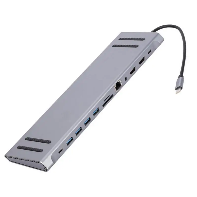

Steak Deck Dock HD Port Expander 12 In 1 Docking Station For Laptop USB C Hub Multiport Adapter With USB C Data Transfer