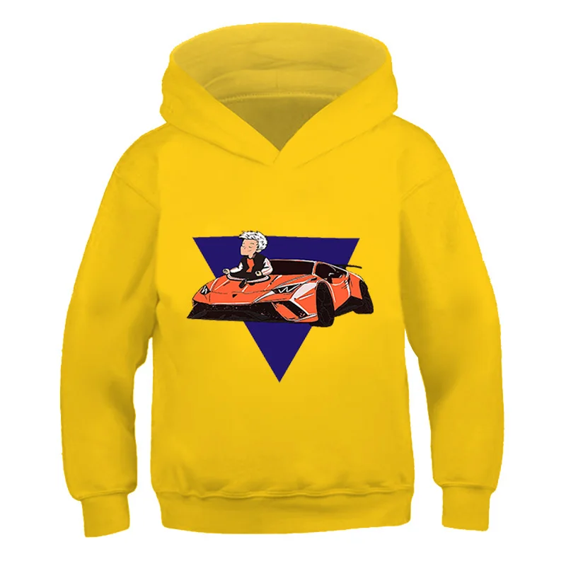 

Детская толстовка Merch A4 gелик и Ламба, весенне-осенний детский толстый свитшот с капюшоном и принтом, Повседневная семейная одежда, пуловер, ...