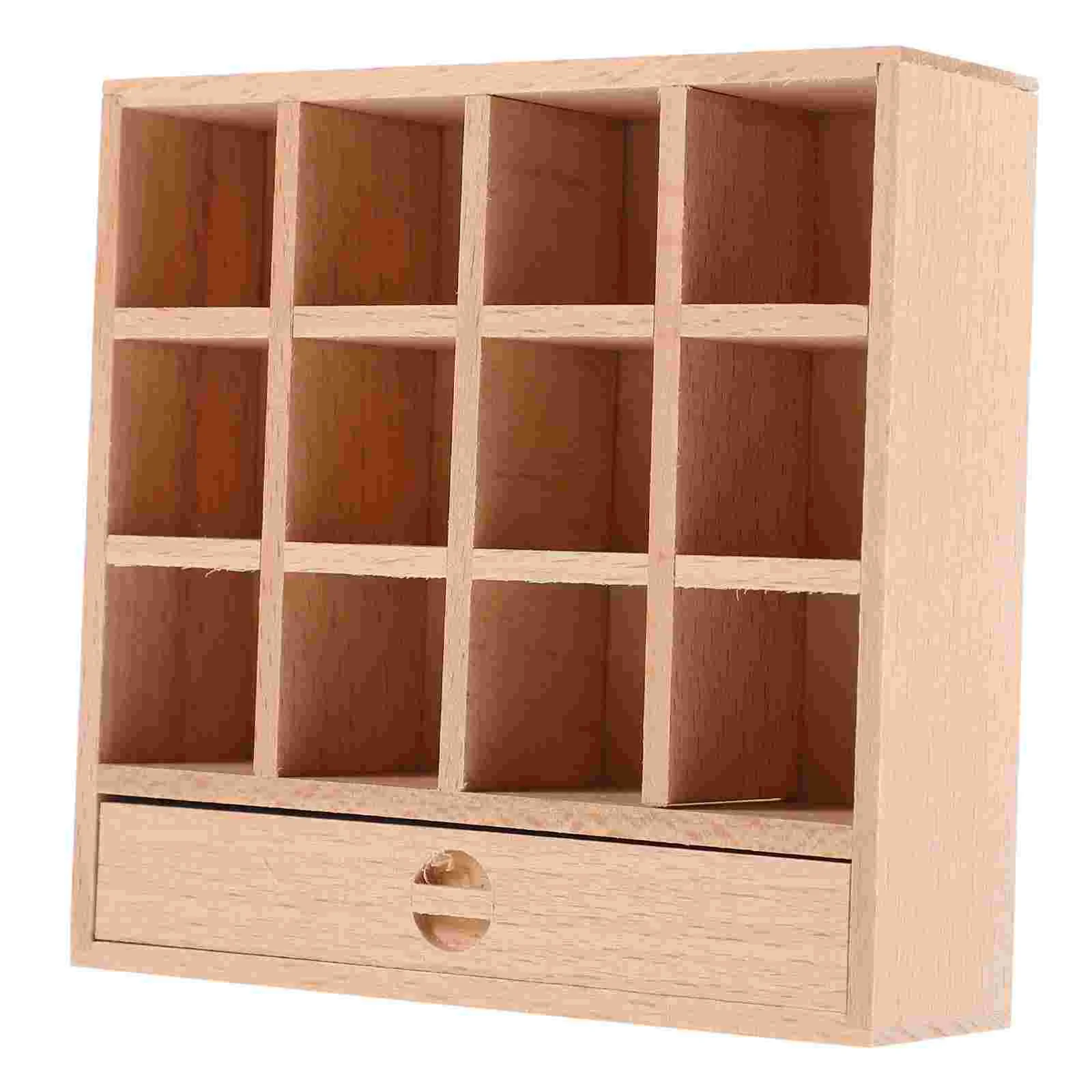 

Dollhouse Locker Miniaturas Adorable Decor Wood Friends Wear-resistant Miniature Furniture Lovely