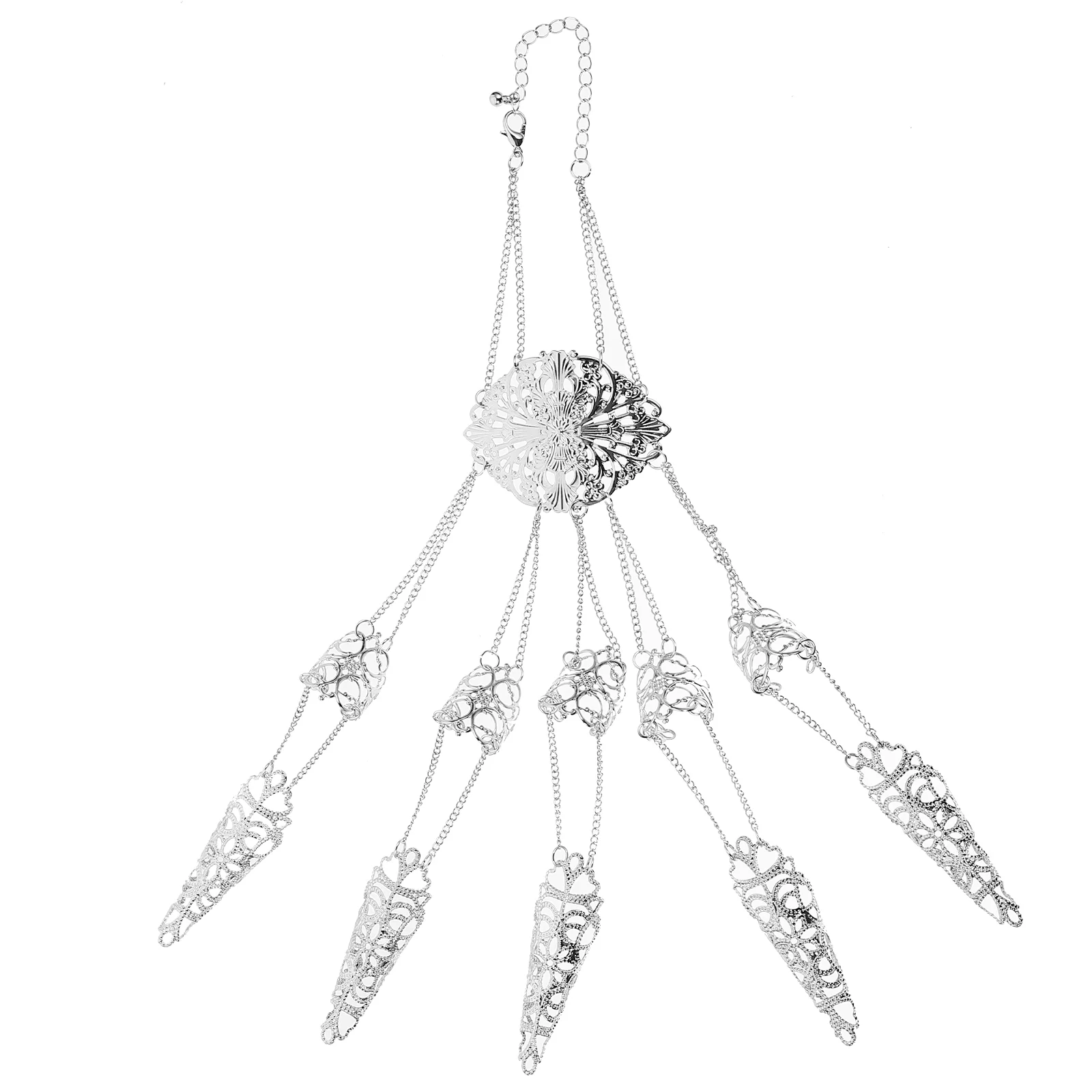 

Gypsy Hand Jewelry Fingernail Claw Bracelet Egyptian Women Claws Chain Bracelets