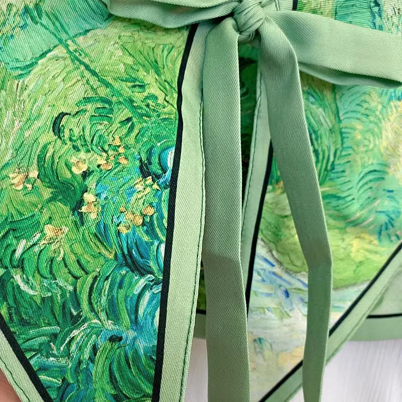 Женская рубашка со съемным искусственным воротником женский цветочный узор